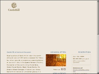 Web site www.castlehillinn.com, Castle Hill Inn & Resort