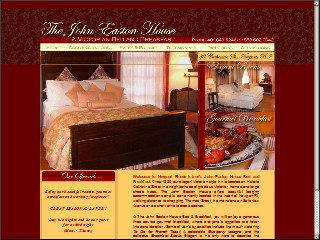 Web site www.johneaston.com, John Easton House