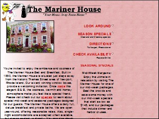 Web site www.marinerhouse.com, Mariner House