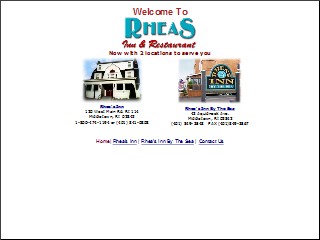 Web site www.rheasinn.com, Rhea's Bed & Breakfast